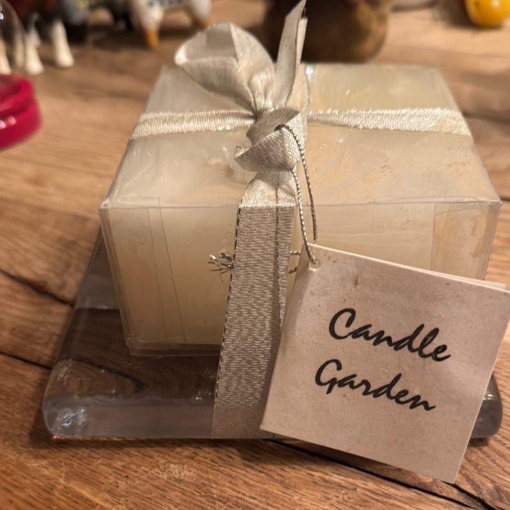 Candle Garden Gift Set with Ribbon